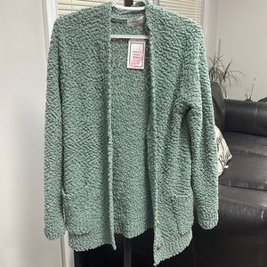 Sage green cardigan, brand new!